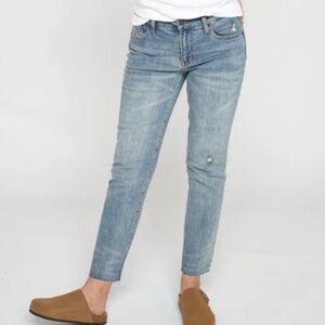 Oliver Logan Crosby Relaxed Taper Slow Denim Jeans - Size 25P